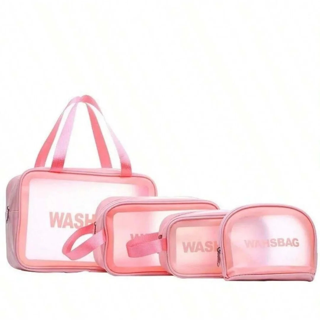 44PCS Pro Makeup Brush & Sponge Set with Travel Bag