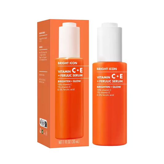 Vitamin C & E Brightening Face Serum 30ml — Dark Circles, Collagen & Glow
