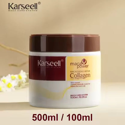 Collagen & Keratin Hair Mask with Moroccan Argan Oil — Repair, Smooth & Frizz Control 100ml